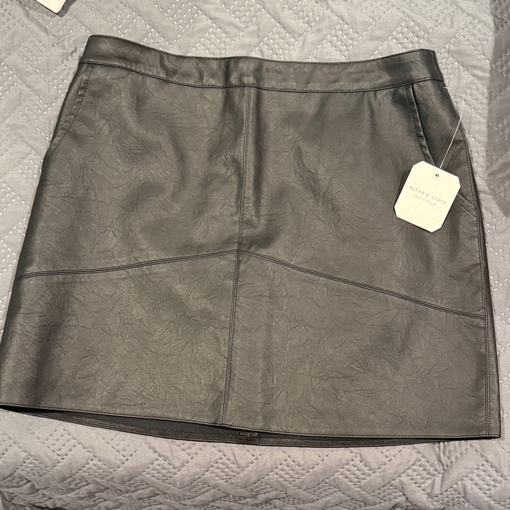 Altar'd State Black Mini Skirt